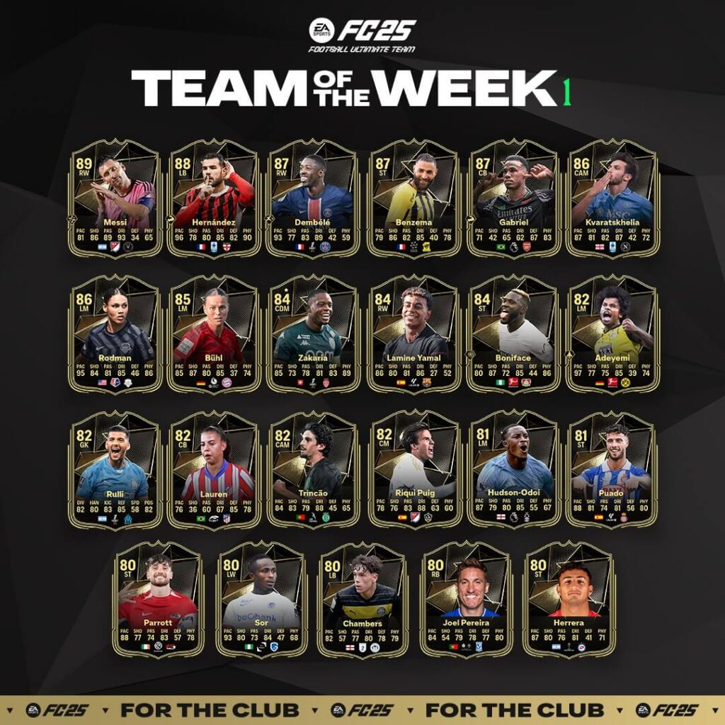 EA FC 25 TOTW #1